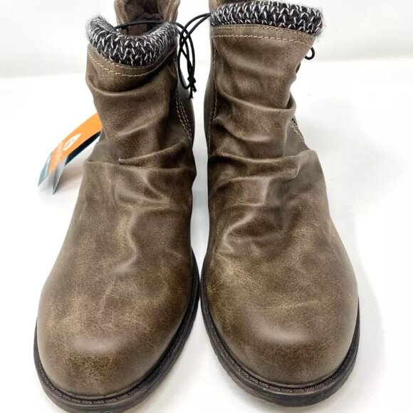 SPORTO Honor Faux Leather Sweater Women's Booties Boots 7 - Picture 4 of 10